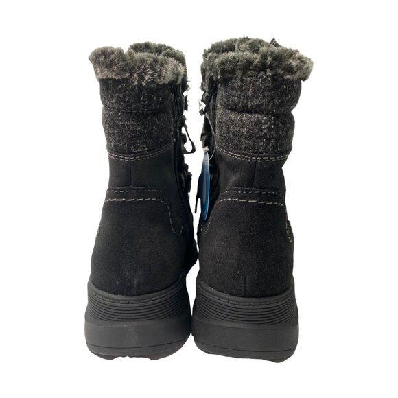 S2C3 Clarks Aveleigh Black Suede Boot Women's 7.5W - Picture 5 of 6